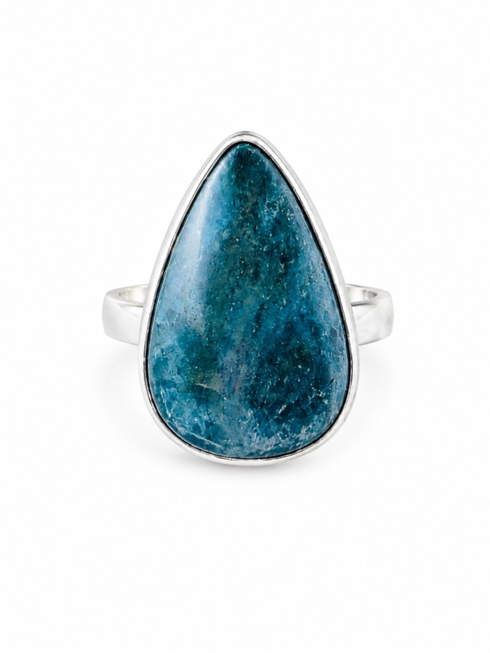 Apatite Silver Ring